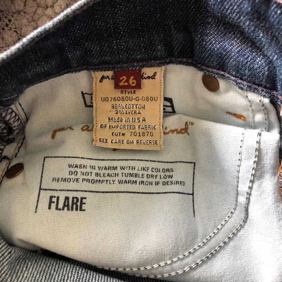 7 For All Mankind Flare Jeans - Picture 7 of 8